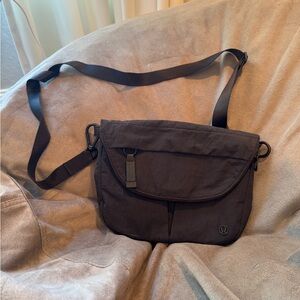 lululemon Black Messenger Bag